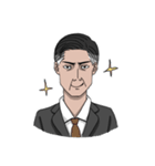 ナルシストな部長スタンプ（個別スタンプ：4）