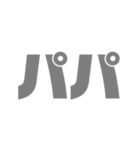 グレーな2文字（個別スタンプ：39）
