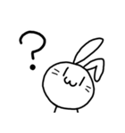仲いいあの子に白うさぎ（個別スタンプ：15）