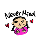 あねとおとうと（えいご）（個別スタンプ：1）