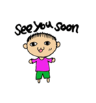 あねとおとうと（えいご）（個別スタンプ：6）