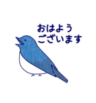 Japanese Blue Bird（個別スタンプ：5）