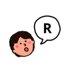 ひらがな(おまけ)とアルファベット（個別スタンプ：32）