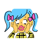 女の子..6（個別スタンプ：7）