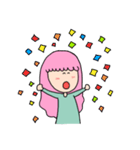 ゆるかわ女子（個別スタンプ：5）
