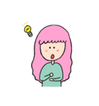 ゆるかわ女子（個別スタンプ：11）