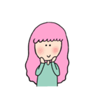ゆるかわ女子（個別スタンプ：19）