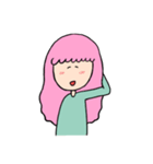 ゆるかわ女子（個別スタンプ：20）