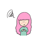 ゆるかわ女子（個別スタンプ：24）