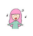 ゆるかわ女子（個別スタンプ：37）