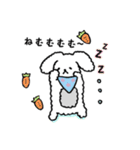 ふわふわうさぎのミミクロシッポ（個別スタンプ：13）