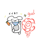ふわふわうさぎのミミクロシッポ（個別スタンプ：16）