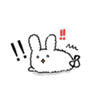ふわふわうさぎのミミクロシッポ（個別スタンプ：18）