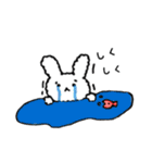 ふわふわうさぎのミミクロシッポ（個別スタンプ：19）