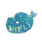 空を散歩するくじら（個別スタンプ：3）