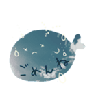 空を散歩するくじら（個別スタンプ：5）