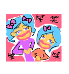 女の子..7（個別スタンプ：3）