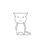 可愛い猫の使える日常会話スタンプ（個別スタンプ：1）