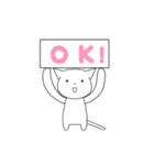 可愛い猫の使える日常会話スタンプ（個別スタンプ：7）