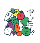 顔つき野菜と果物（個別スタンプ：9）