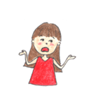 私のおもしろいお姉ちゃん（個別スタンプ：16）