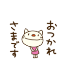 てるてるねこ （基本セット）（個別スタンプ：6）