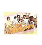 楽しい教室 メッセージスタンプ（個別スタンプ：1）