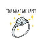 the diamond ring（個別スタンプ：25）