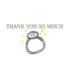 the diamond ring（個別スタンプ：26）