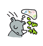 ひとこと多いサイ（個別スタンプ：3）