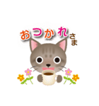 ネコのハッカの可愛い日常スタンプいろいろ（個別スタンプ：6）