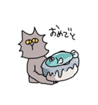 ブサイクな猫（個別スタンプ：15）