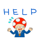 キノコ先生スタンプ（第一弾）（個別スタンプ：10）