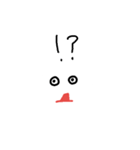 どこ見てんのか分からないうさぎ（個別スタンプ：3）