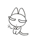 白ネコすみちゃん（個別スタンプ：2）