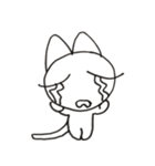 白ネコすみちゃん（個別スタンプ：5）