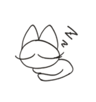 白ネコすみちゃん（個別スタンプ：15）