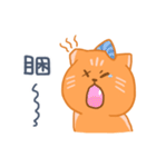 オレンジ独眼ネコ（個別スタンプ：22）