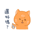 オレンジ独眼ネコ（個別スタンプ：31）