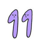 カラフル数字スタンプ（個別スタンプ：11）