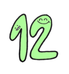 カラフル数字スタンプ（個別スタンプ：12）