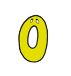 カラフル数字スタンプ（個別スタンプ：32）
