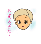 女子の挨拶スタンプ（個別スタンプ：40）