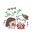 カラベラ子ちゃんのスペイン語＆中国語（個別スタンプ：22）