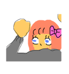 女の子..12（個別スタンプ：1）