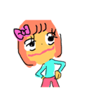 女の子..12（個別スタンプ：2）