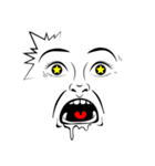 感情 表現 顔（個別スタンプ：15）