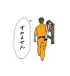 働く作業班（個別スタンプ：7）