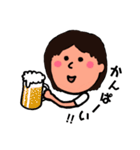 女子が使う！かわいいスタンプ！（個別スタンプ：16）