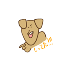ゆるめのいぬちゃん（個別スタンプ：9）